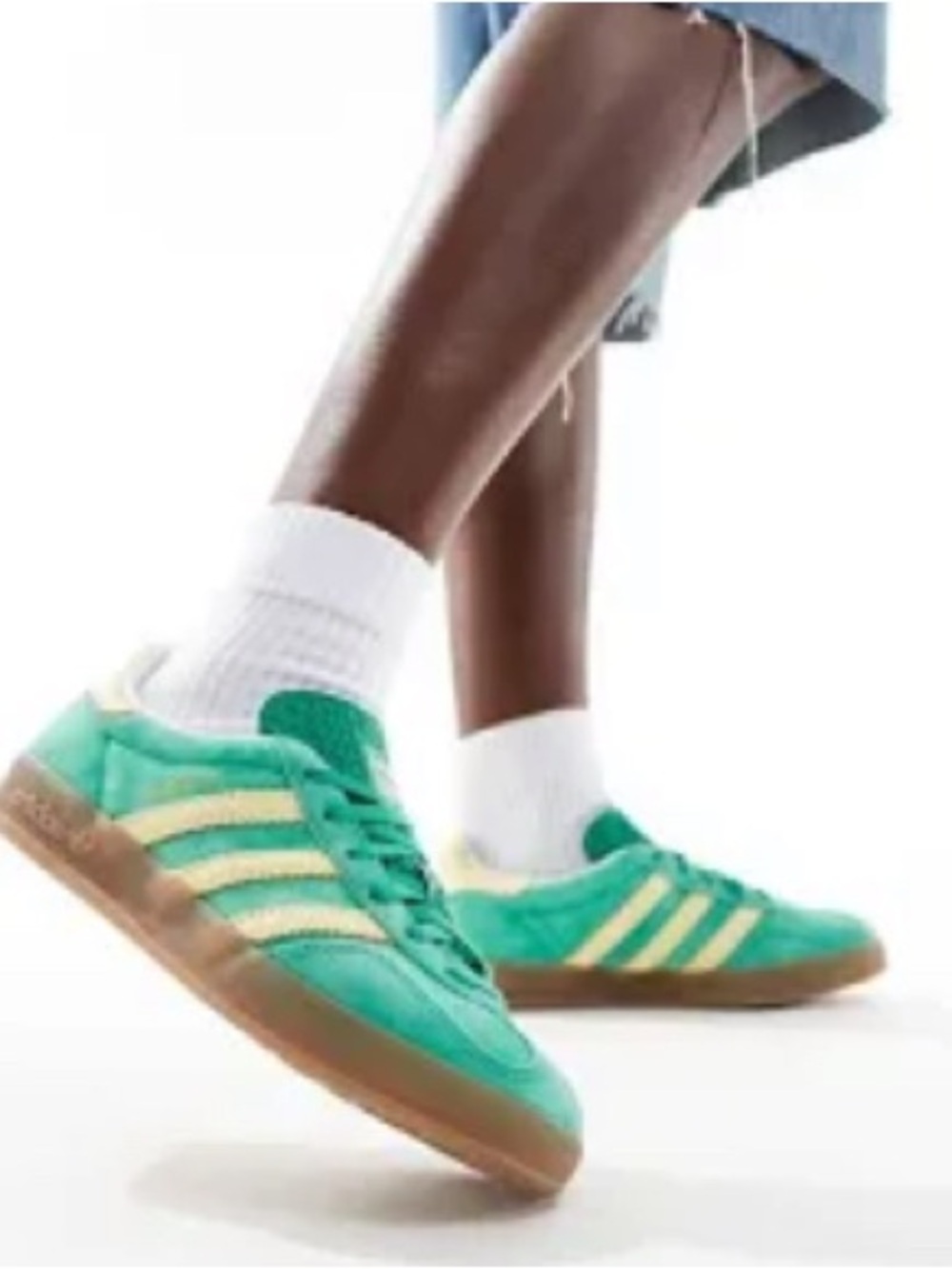 Adidas Originals Gazelle Indoor Bold Green EQT Yellow Gum Shoes Sneakers 8